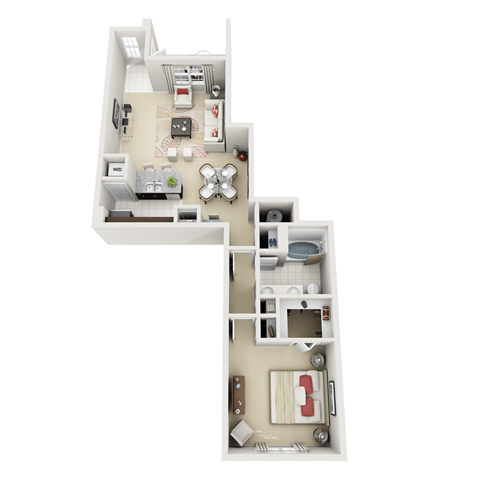 Solaire Coconut Creek A2 Floor Plan